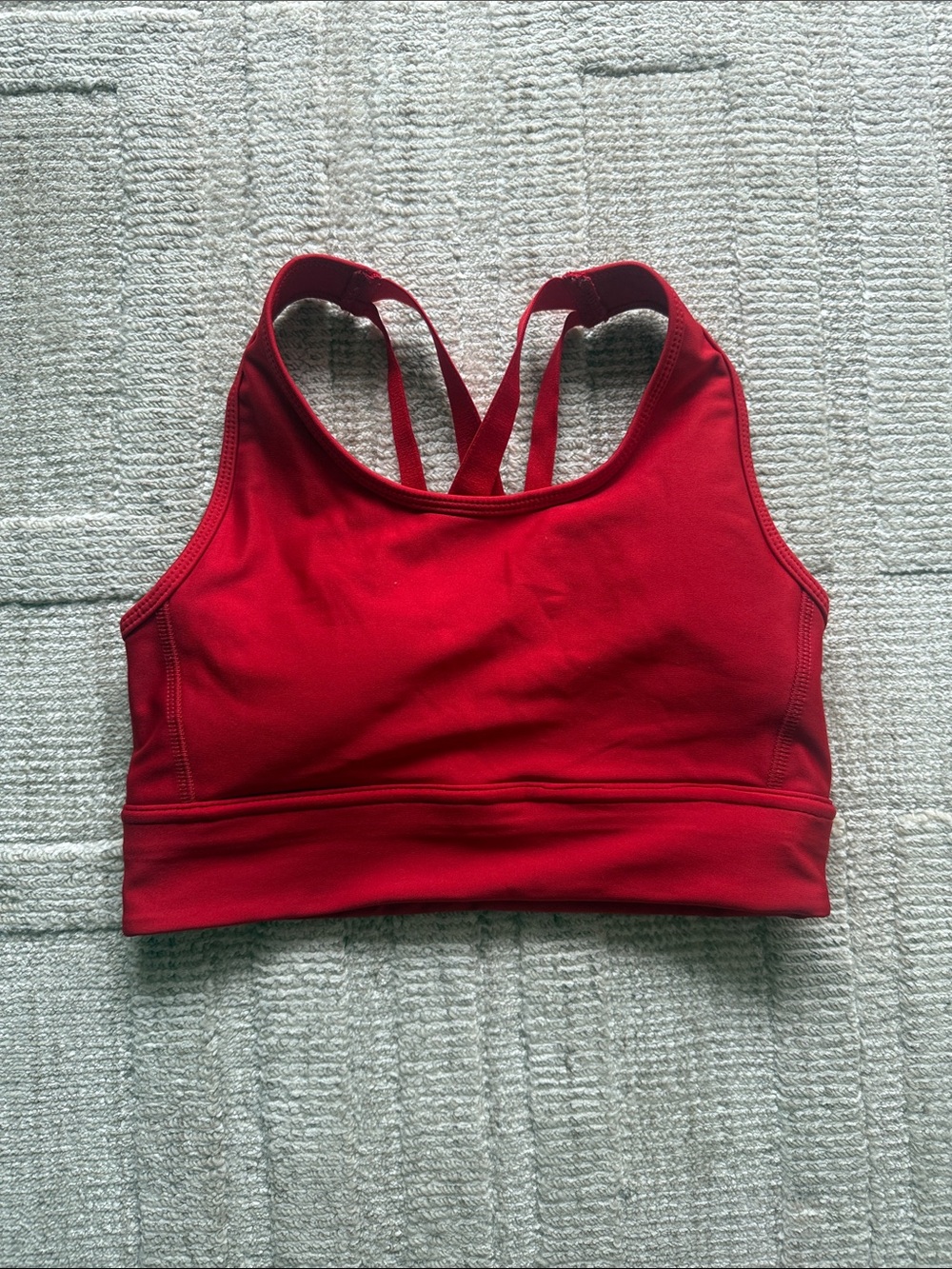 DSG Red Women's Strappy Sports Bra - Active Comfort
